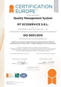 Scarica la certificazione ISO 9001